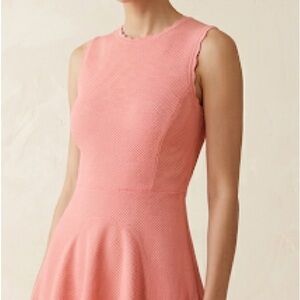 REBECCA TAYLOR Scalloped Textured Fit & Flare Dress - XS